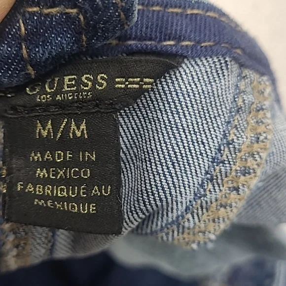 Guess Classic Blue Denim Women's Overalls Size M - Picture 11 of 13